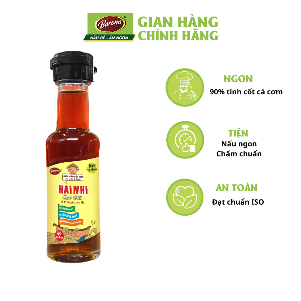 Nước Mắm Hải Nhi Barona 50ml dành cho trẻ