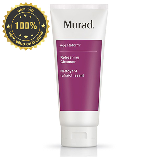 Sữa rửa mặt và tẩy trang giúp làm sạch và tươi tỉnh da murad refreshing cleanser