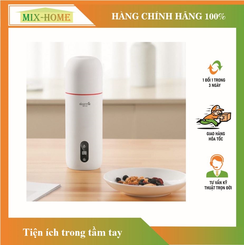 (MixHome HCM) Bình đun nước du lịch tiện lợi Deerma DR035 (Hàng Chính Hãng - BH 6 tháng)