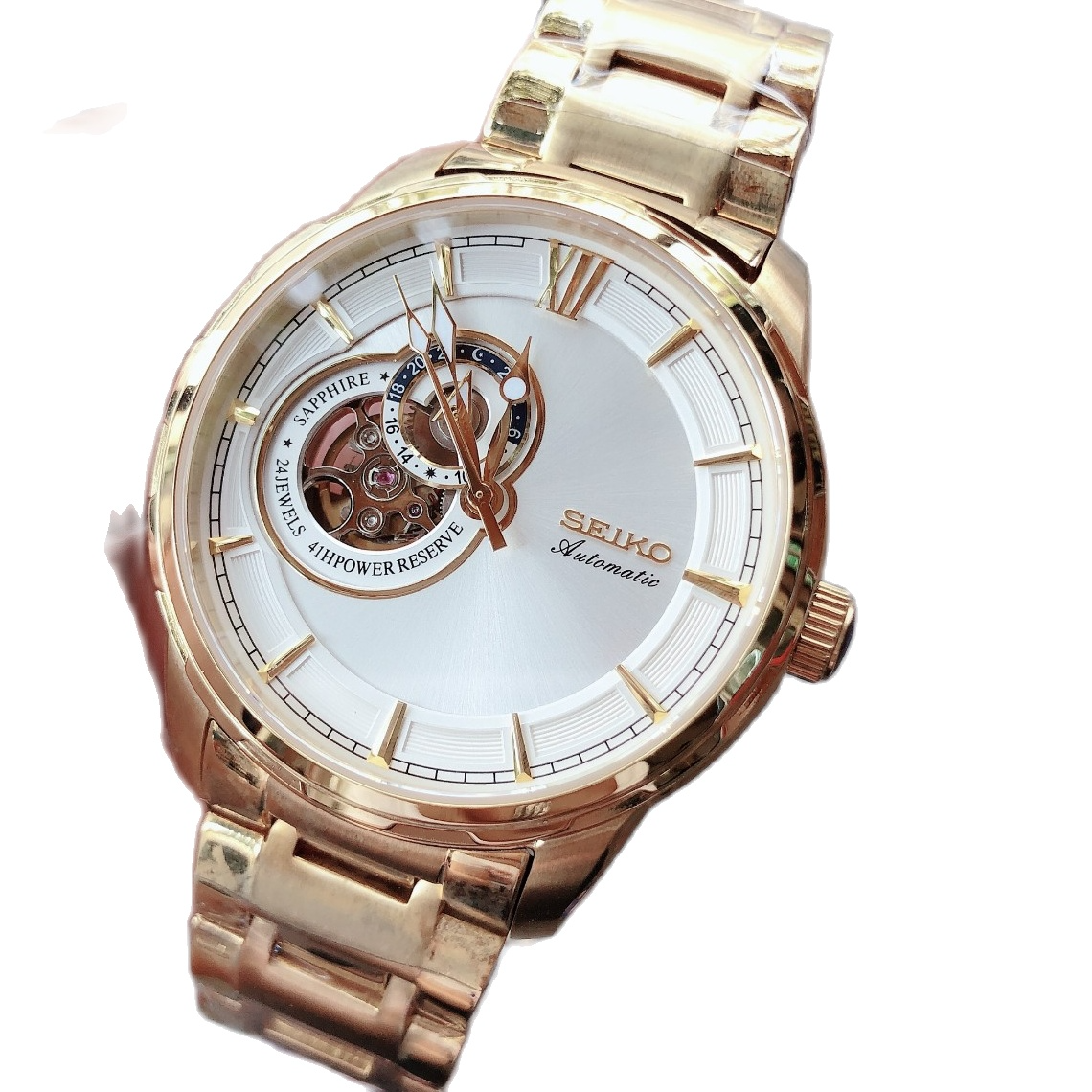 Đồng hồ Seiko Nam automatic lộ máy