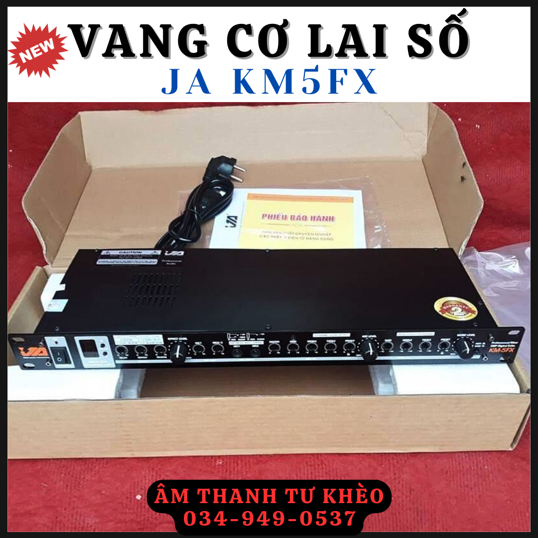 Vang Cơ Lai Số Chính Hãng JA KM-5FX, Vang Cơ Vang Cơ Lai Số, 8 Chế Độ Effect Cực Hay, Chống Hú Micro, Echo Reverb, Dàn Karaoke Gia Đình, Karaoke Chuyên Nghiệp, Sân Khấu Ngoài Trời