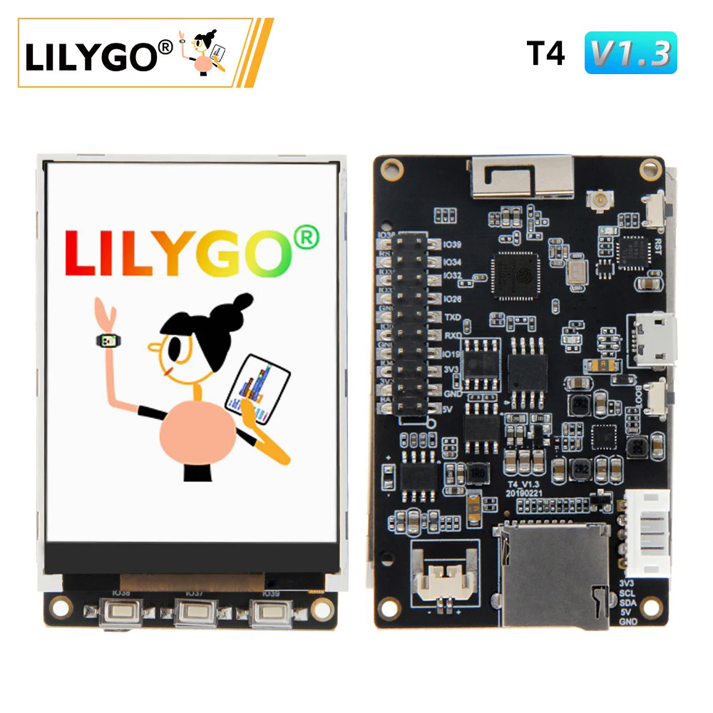 Lilygo Ttgo T4 v1.3 ili9341 2.4 inch LCD hiển thị đèn nền điều chỉnh ESP32
