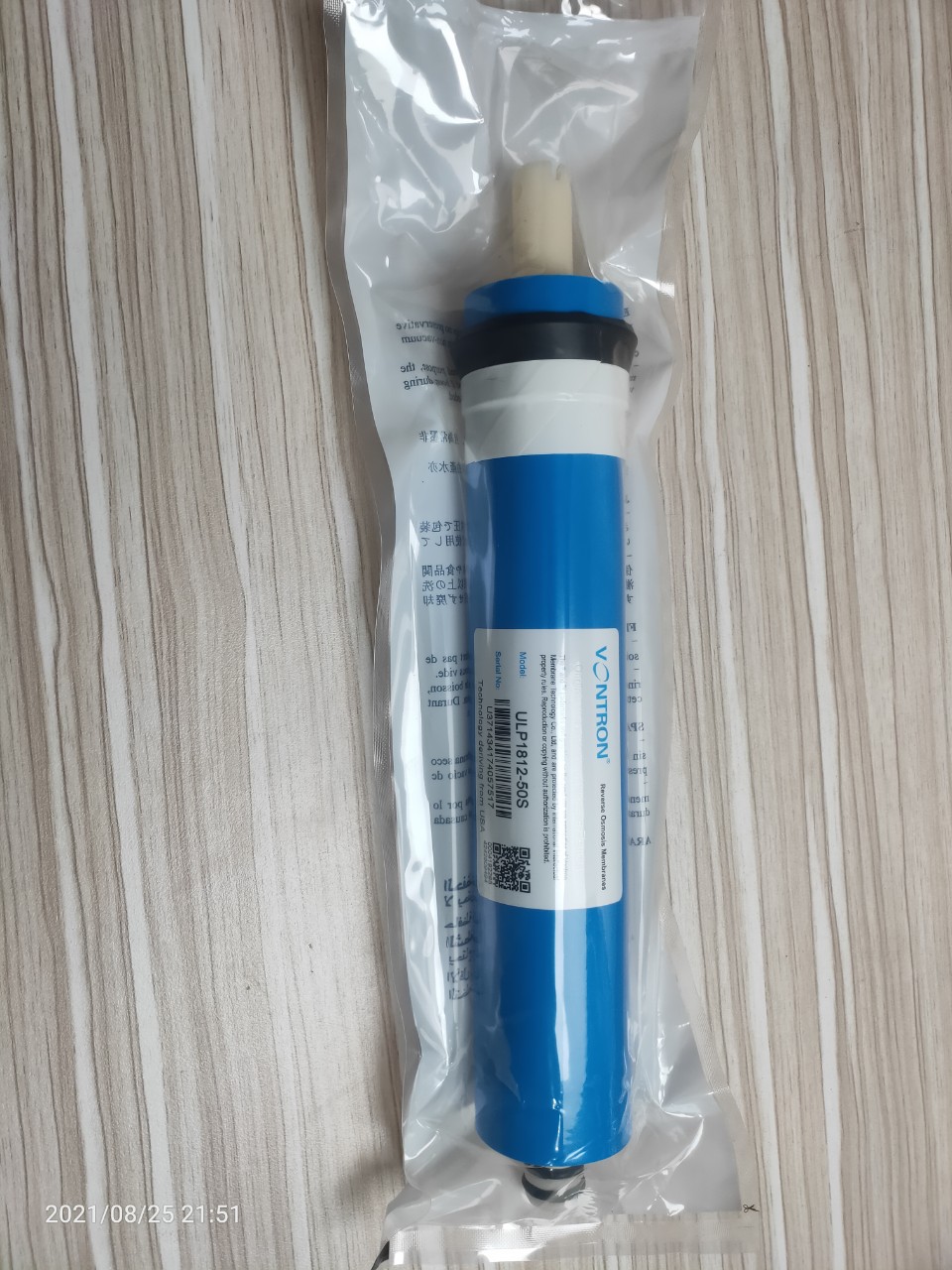 Màng ro vontron 75, màng ro máy lọc nước, lõi số 4 máy lọc.