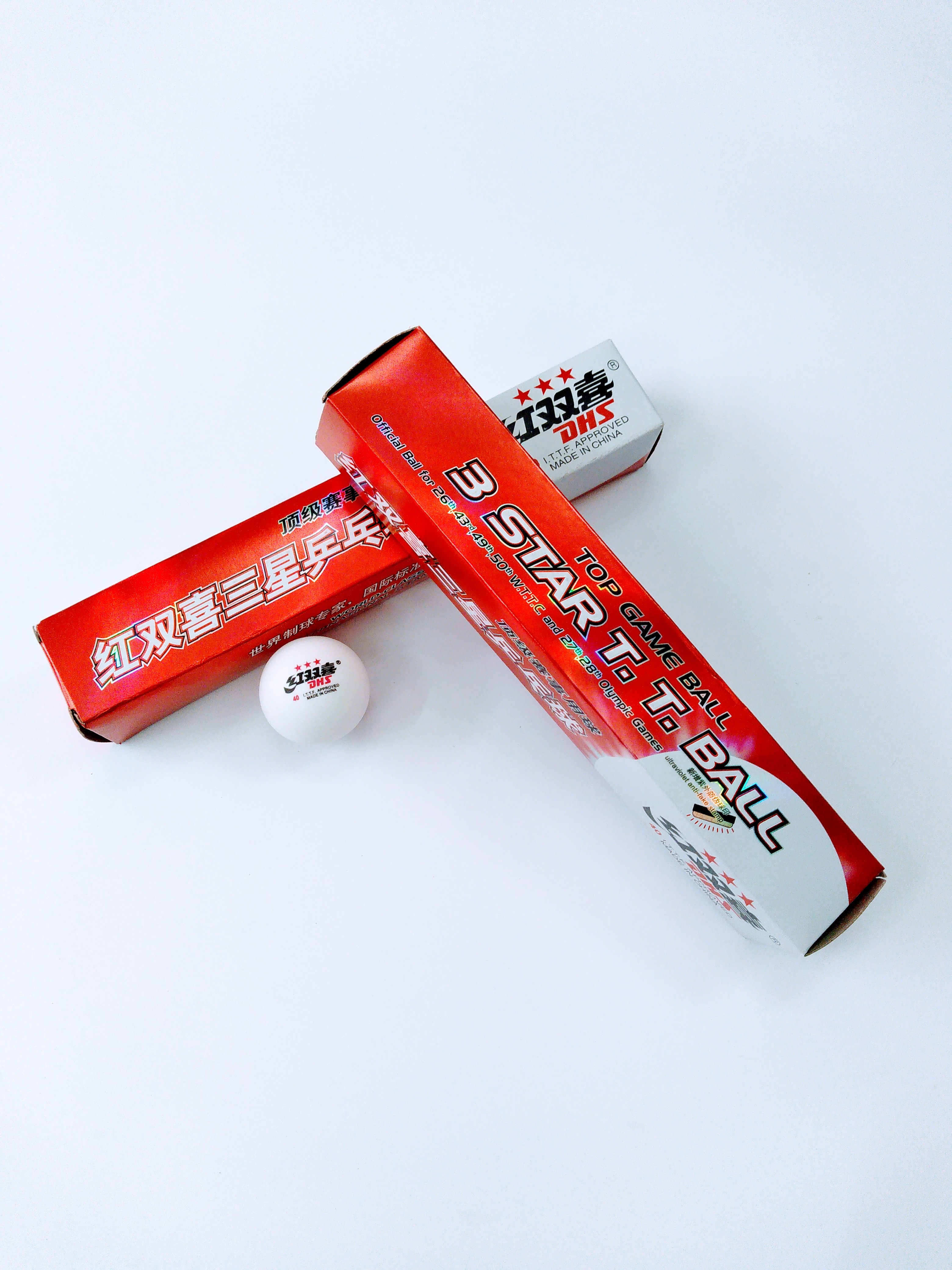 BÓNG BÀN DHS 3 SAO  LOẠI MỚI