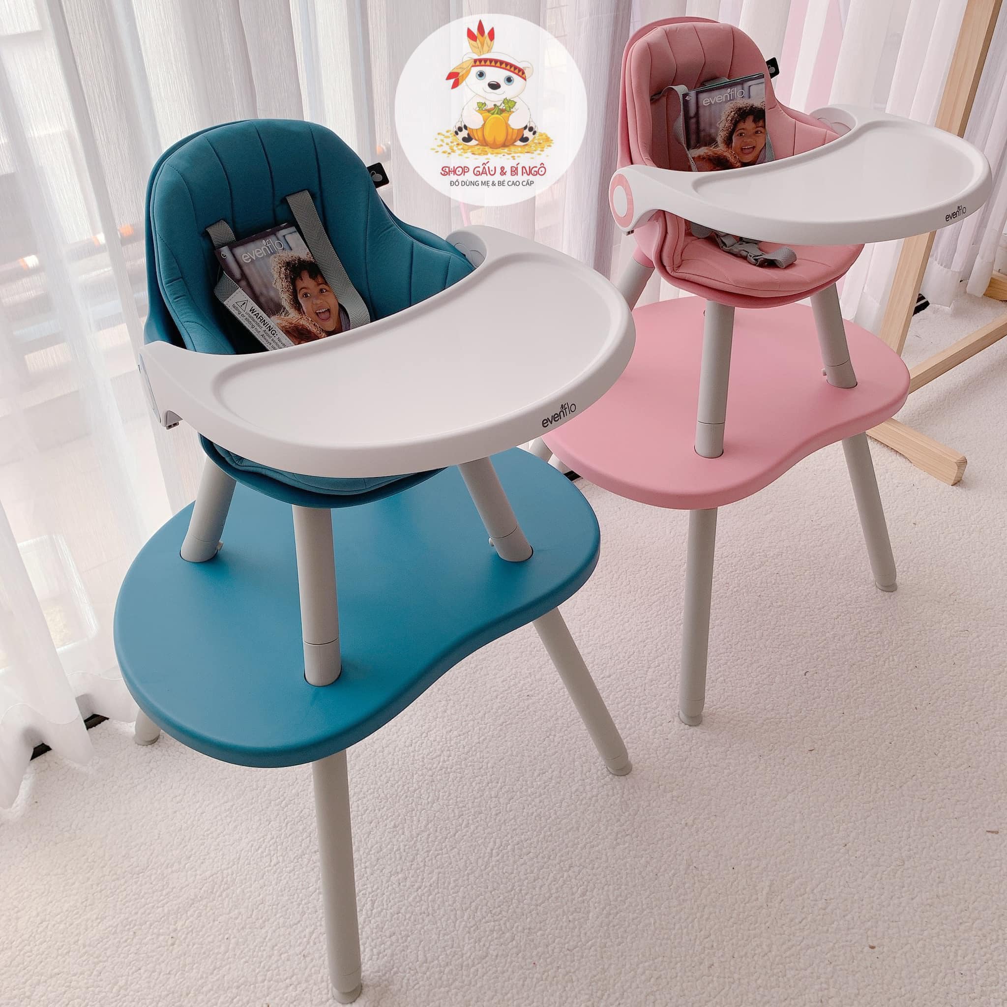 Ghế ăn dặm Evenflo Peanut 3in1