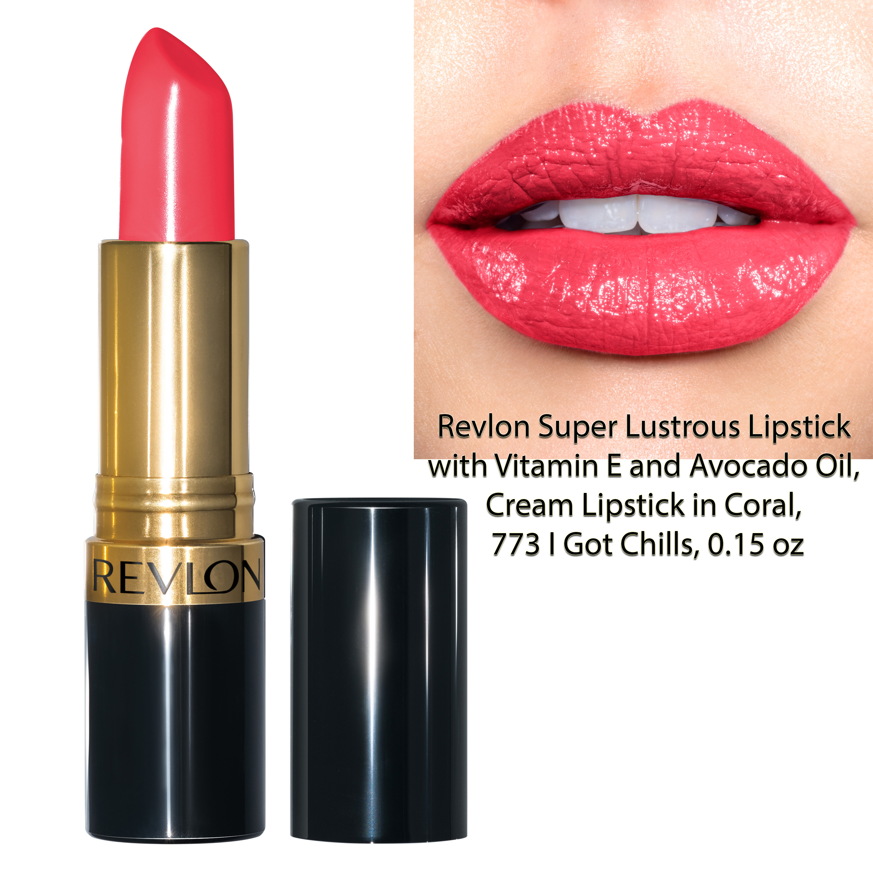 Son màu siêu dưỡng môi Revlon Super Lustrous Lipstick 4.2g, mã 773 I Got Chills