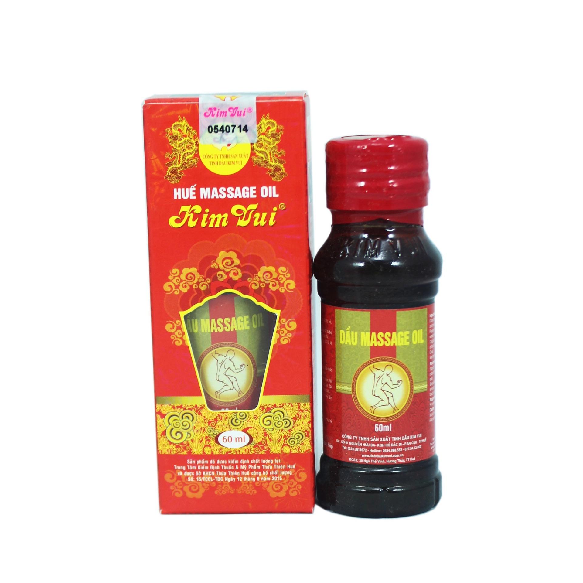 Tinh dầu xoa bóp Huế 60ml