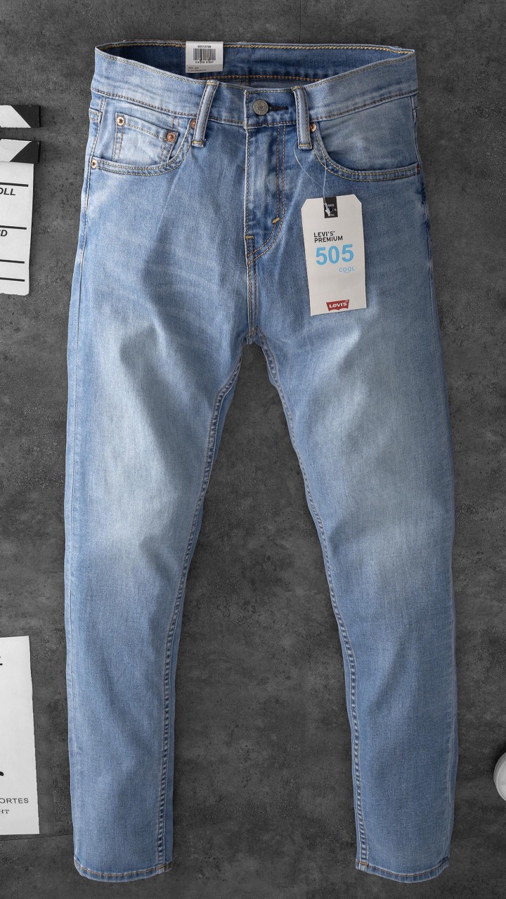 Quần jean nam đẹp, slim fit ống đứng