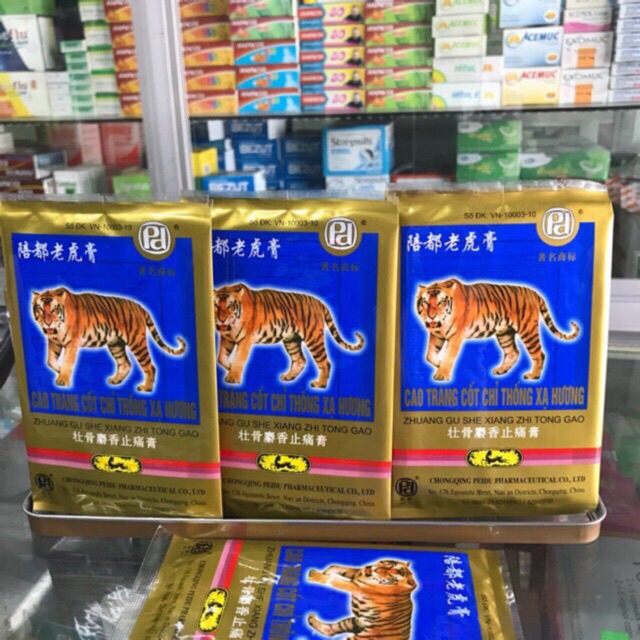 Cao dán con cọp dán con cọp 7 chữ