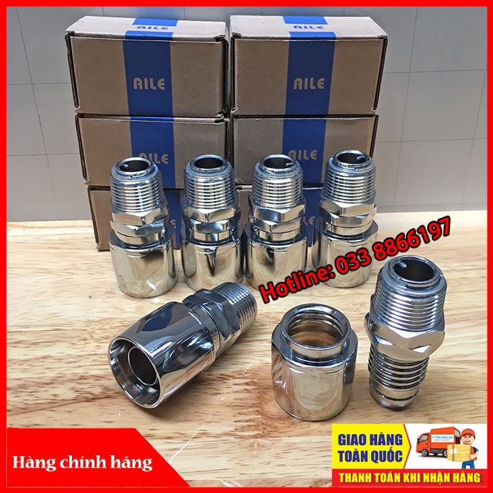 Đầu nối cò bơm và dây bơm xăng dầu phi 27