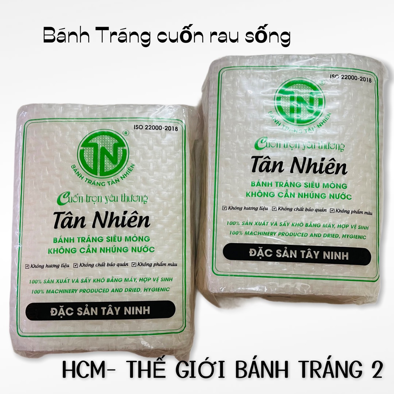  1 xấp bánh tráng mỏng Tân Nhiên cuốn rau sống thịt luộc cực ngon 