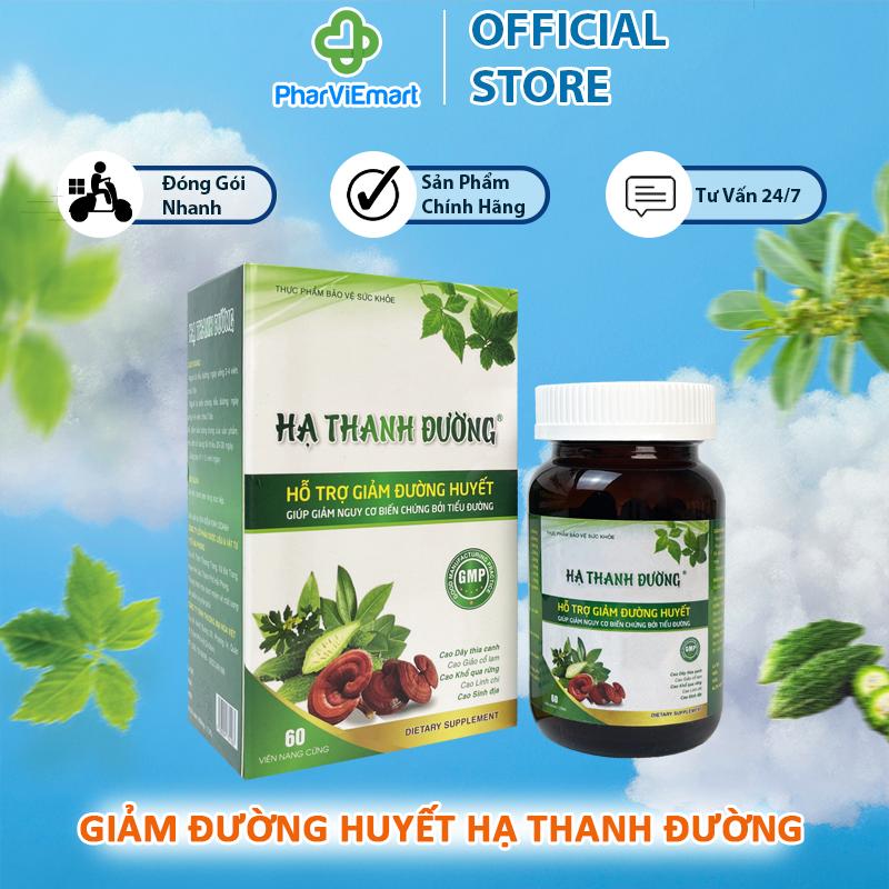 Viên uống hạ thanh đường hỗ trợ ổn định đường huyết