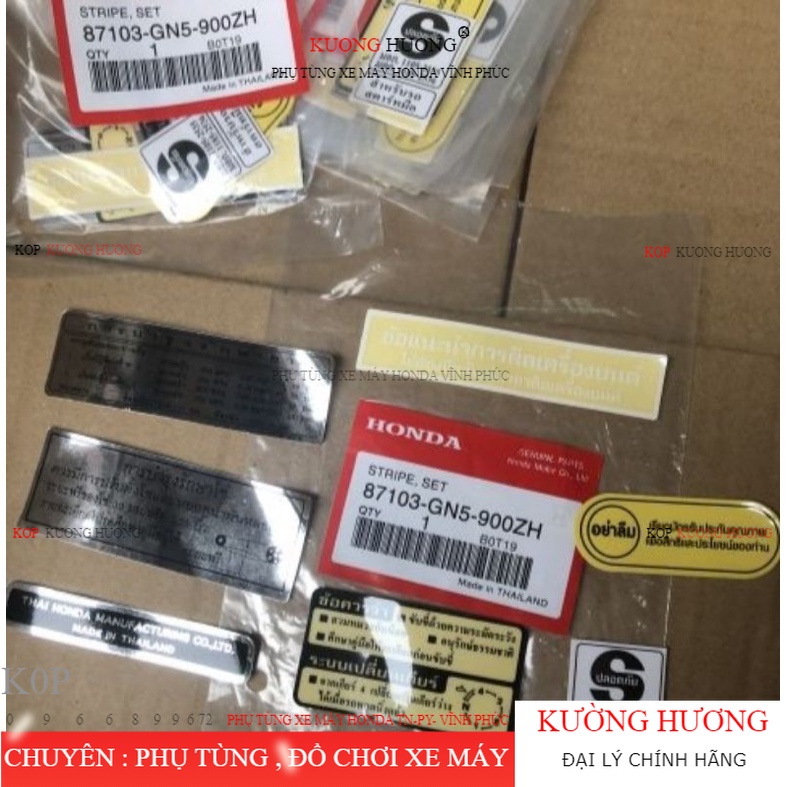 Tem thông số dream thái zin