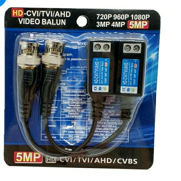 Video Balun camera loại tốt chạy được camera 5MP