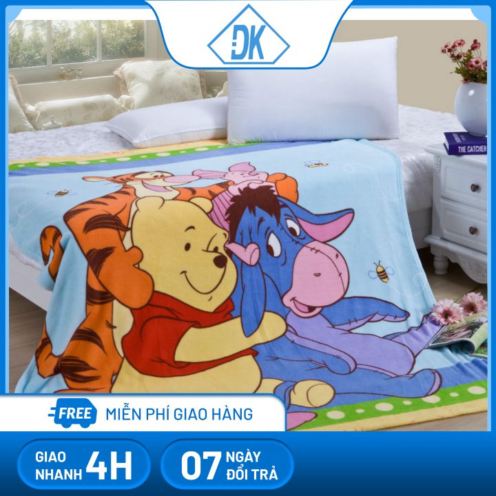 Chăn tuyết nhung cho bé size 1.1x1.5m, mềm mịn êm ái cho bé giấc ngủ ngon - Chat chọn mẫu - Đăng Khoa 79 - Blanket snow velvet for baby, Chăn nhung tuyết, chăn cho bé