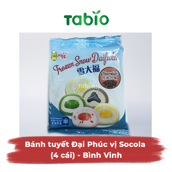 HCM - Bánh tuyết Đại Phúc vị Socola (4 cái) - Bình Vinh - TABIO