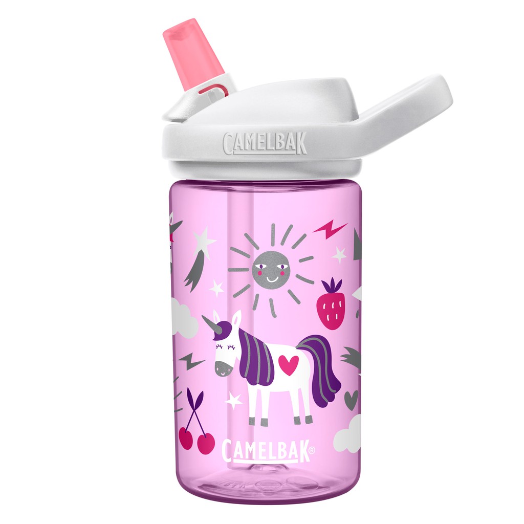 Bình nước trẻ em camelbak eddy+ kids 400ml - kỳ lân unicorn party