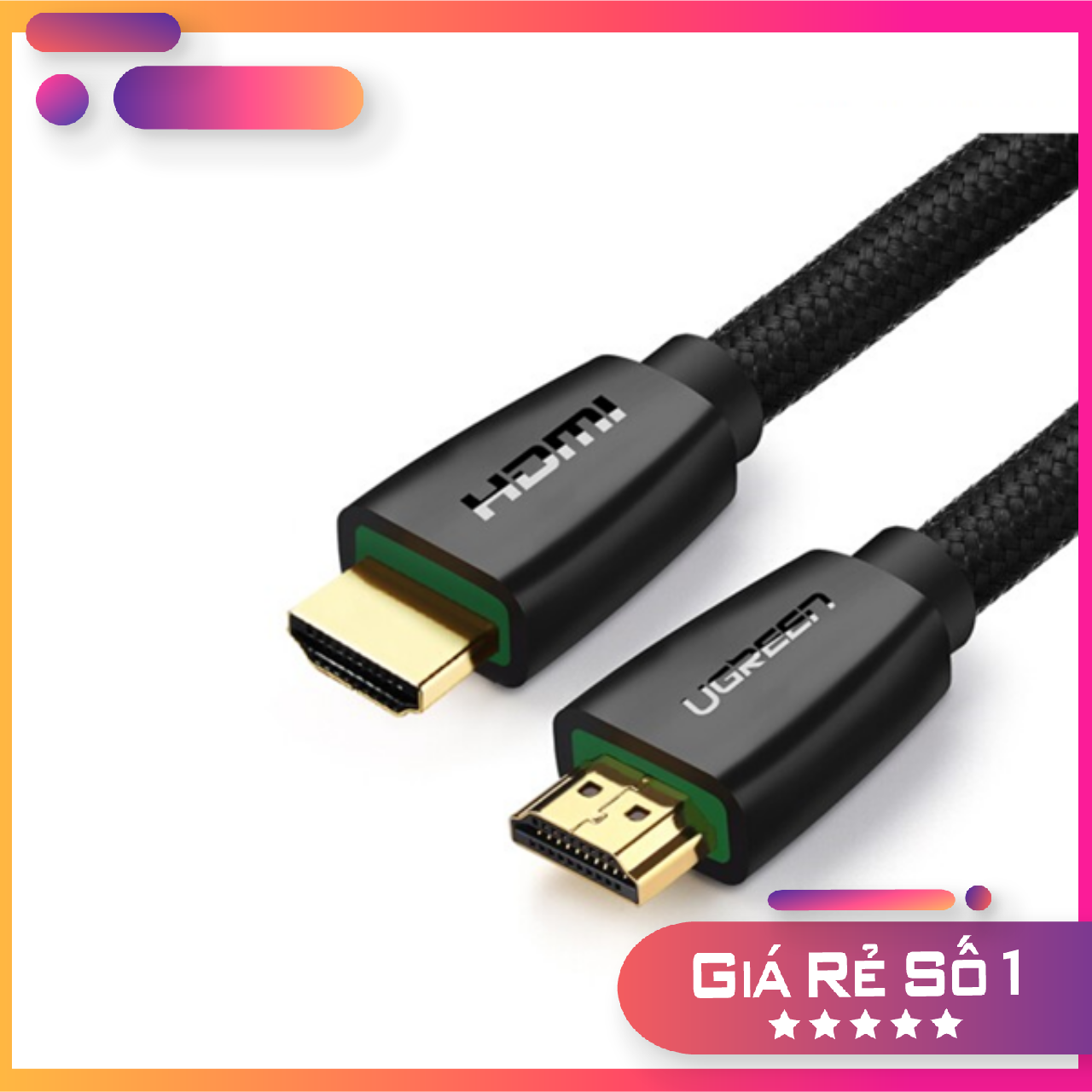 Cáp hdmi 2.0 hỗ trợ 3d , 4k dài 1.5m ugreen hd118 40409