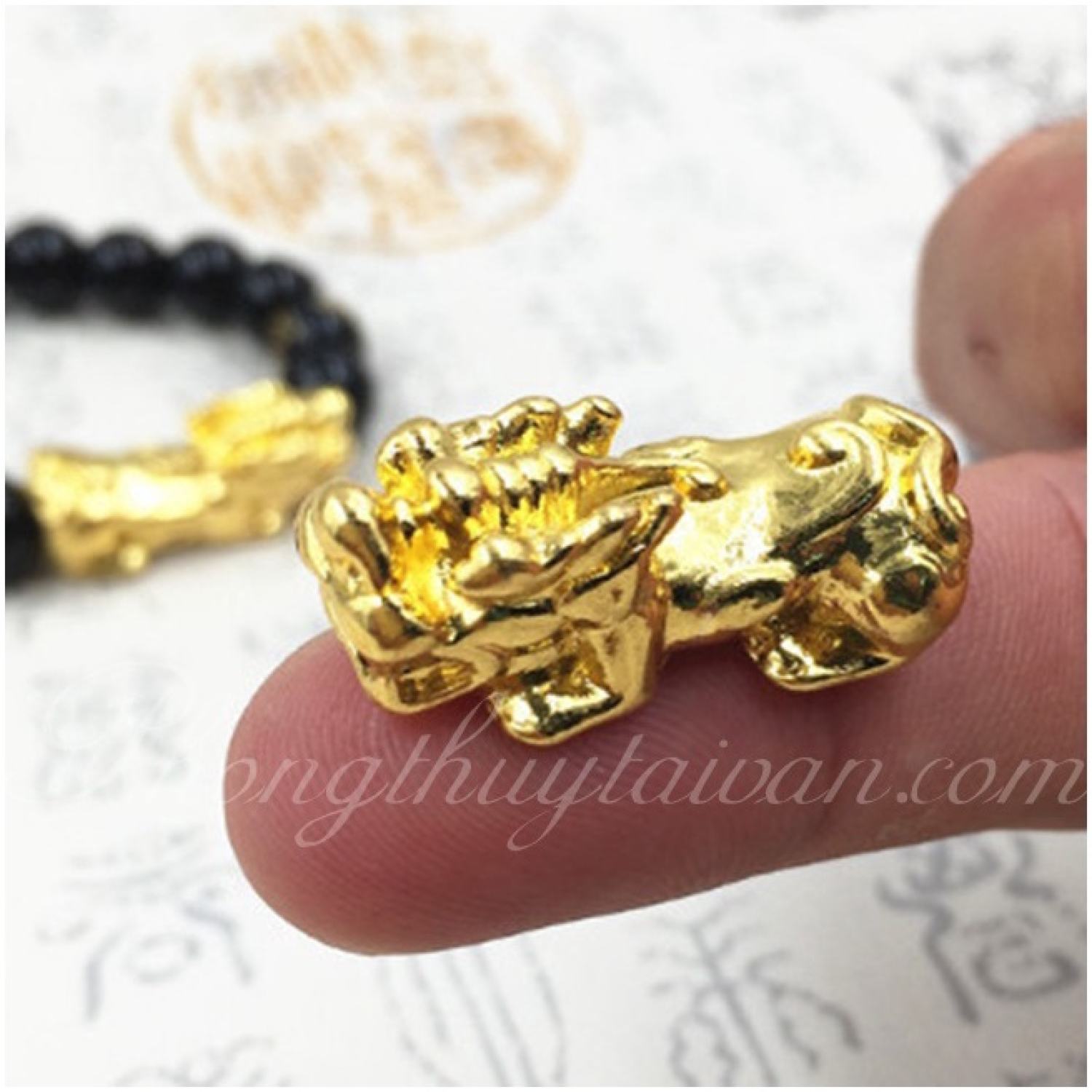 Mặt tỳ hưu 2.2cm đeo xâu chuỗi, vòng tay, dây chuyền