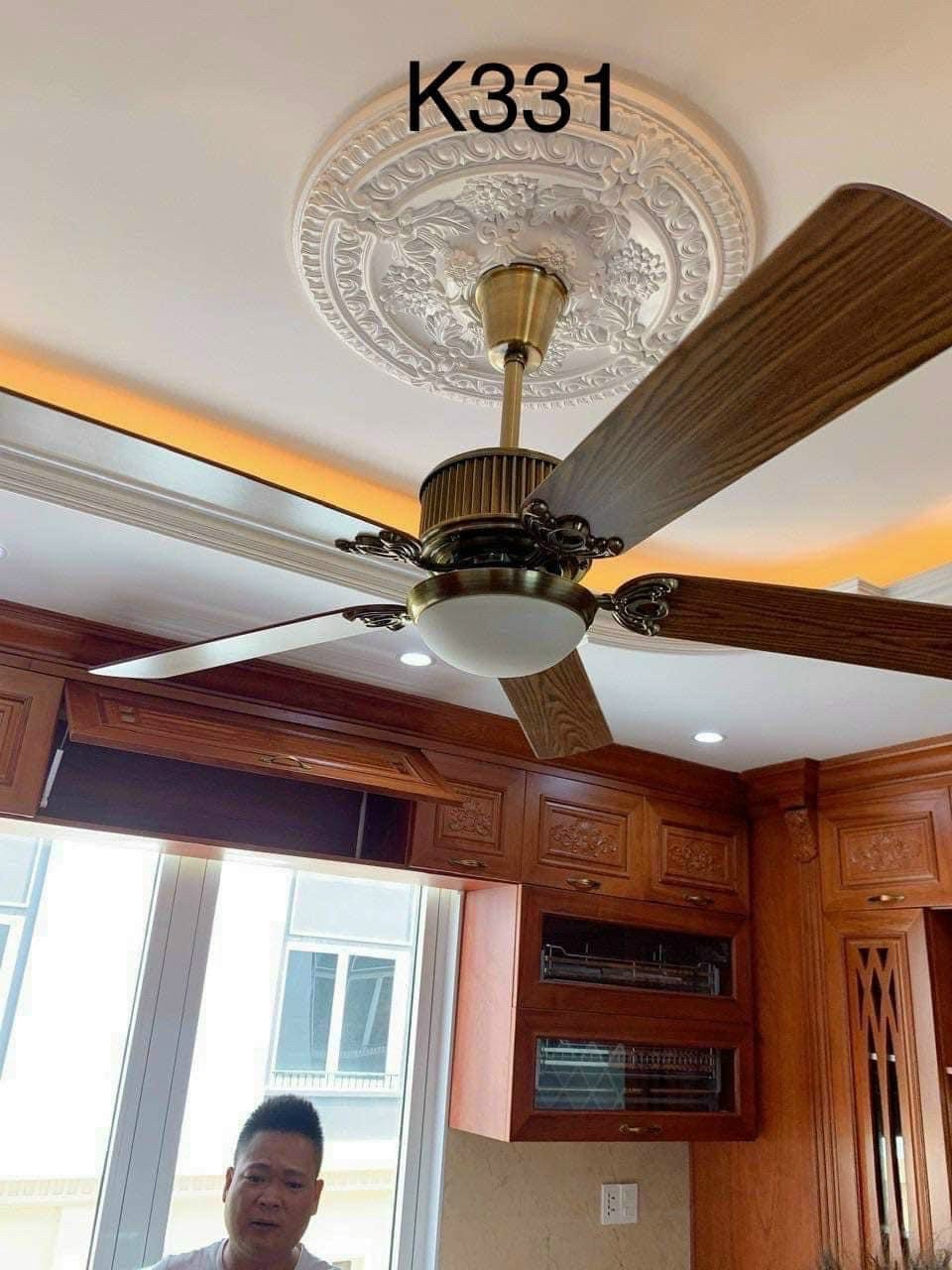 Quạt Trần 19234T- CERATA-PRO MAX  Động Cơ Lõi Đồng, Có 3 Chế Độ Đèn, Có Điều Khiển Từ Xa( REMOTE) [Bảo Hành 10 Năm]