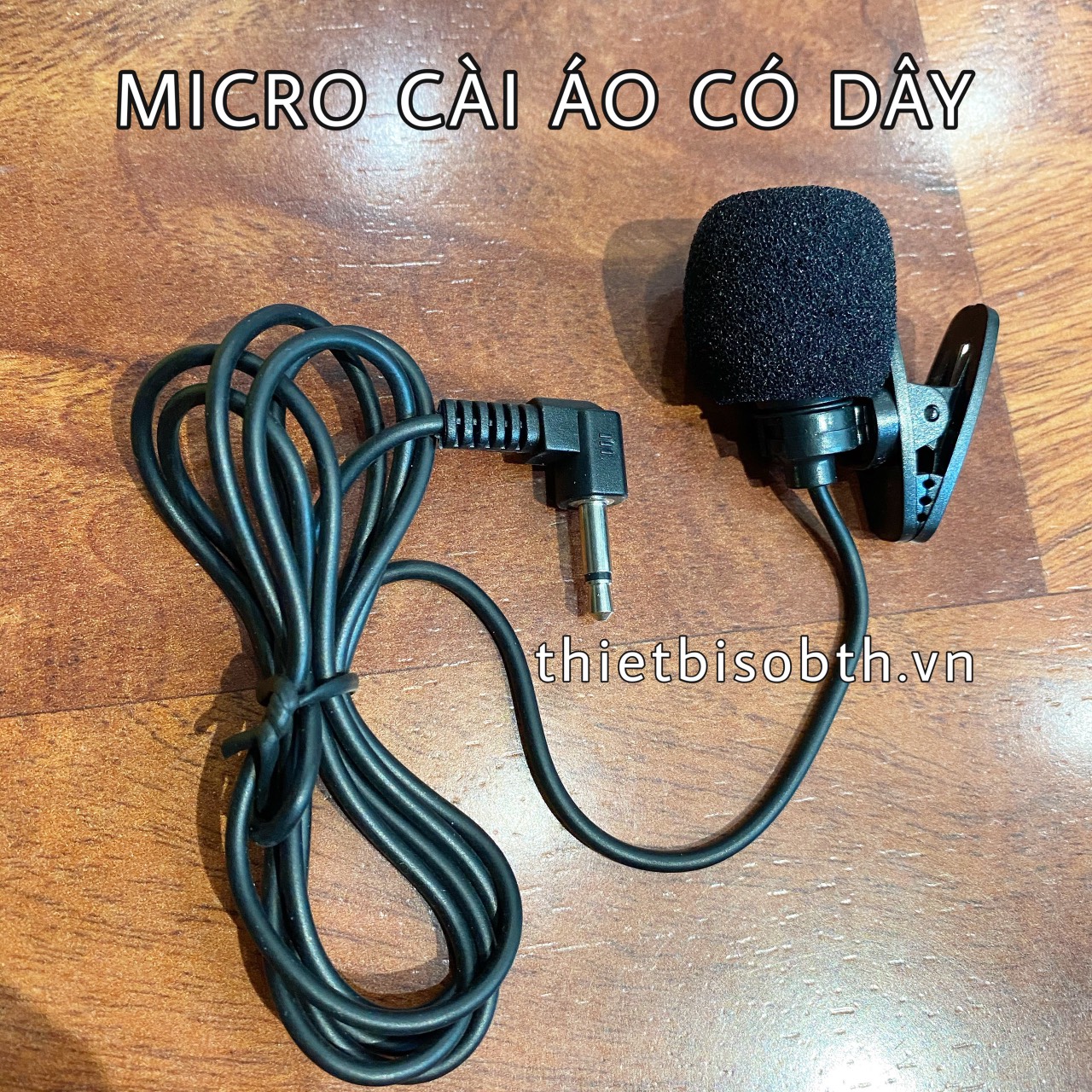 Micro Cài Áo Có Dây Dùng Cho Máy Trợ Giảng, máy tính laptop, Điện thoại