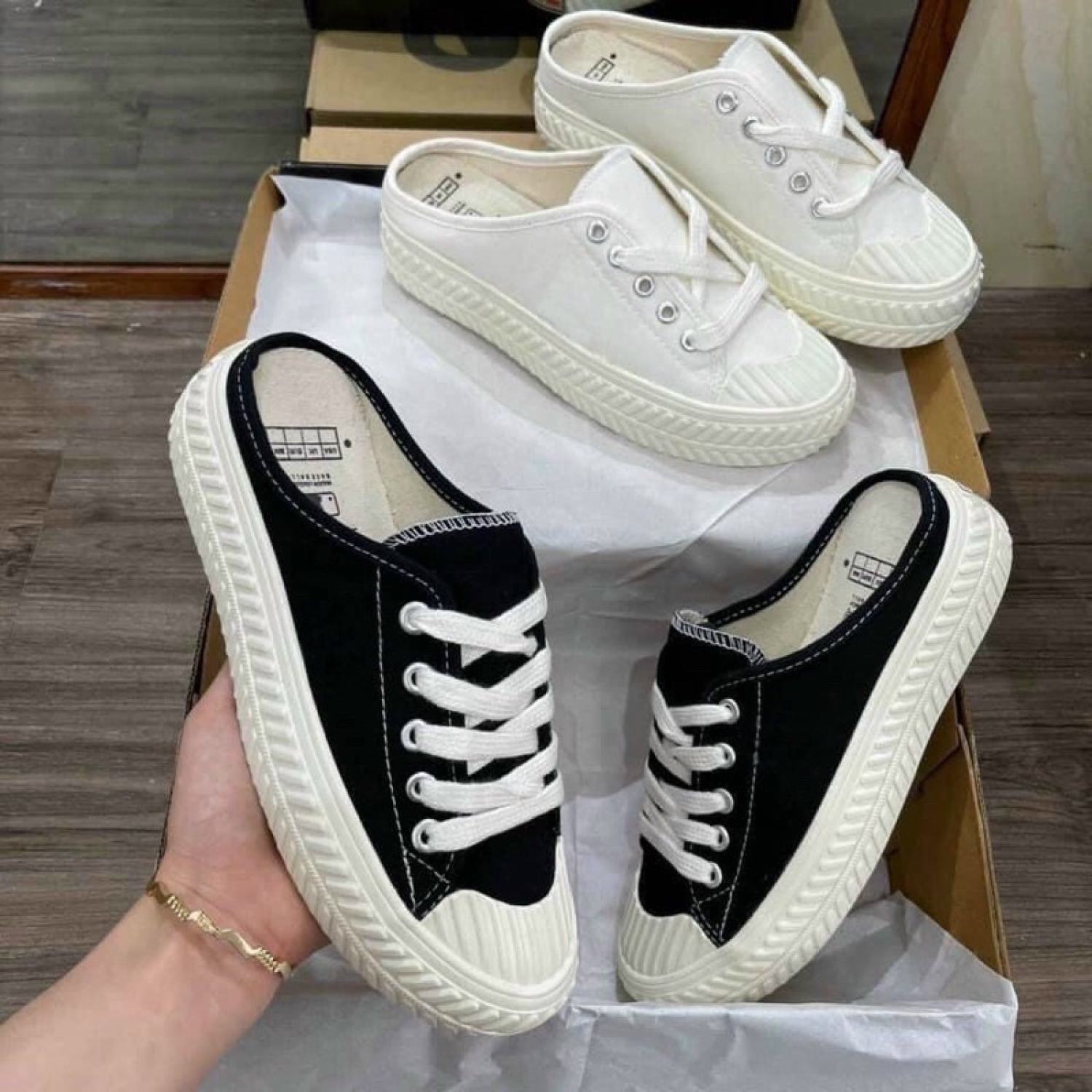 [Mã FAMARAL1 giảm 10k đơn từ 50k] (Form to)Giày sục n.y siêu phẩm hot ƞhất năm