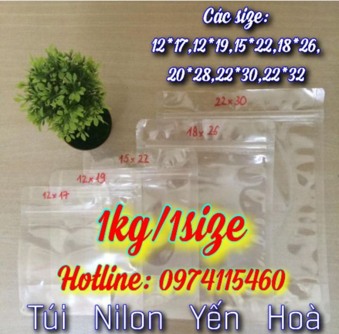 [HCM]1kg túi zip đáy đứng 2 mặt trong (túi zipper đáy đứng hai mặt trong)
