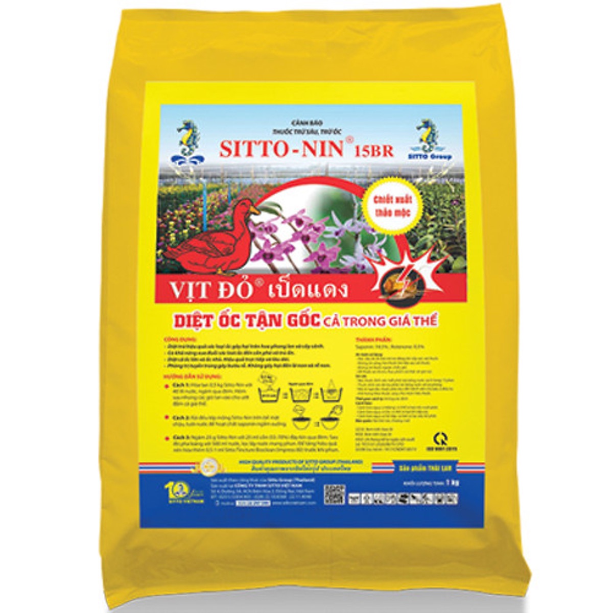 Thảo mộc trừ ốc sitto-nin gói 1kg