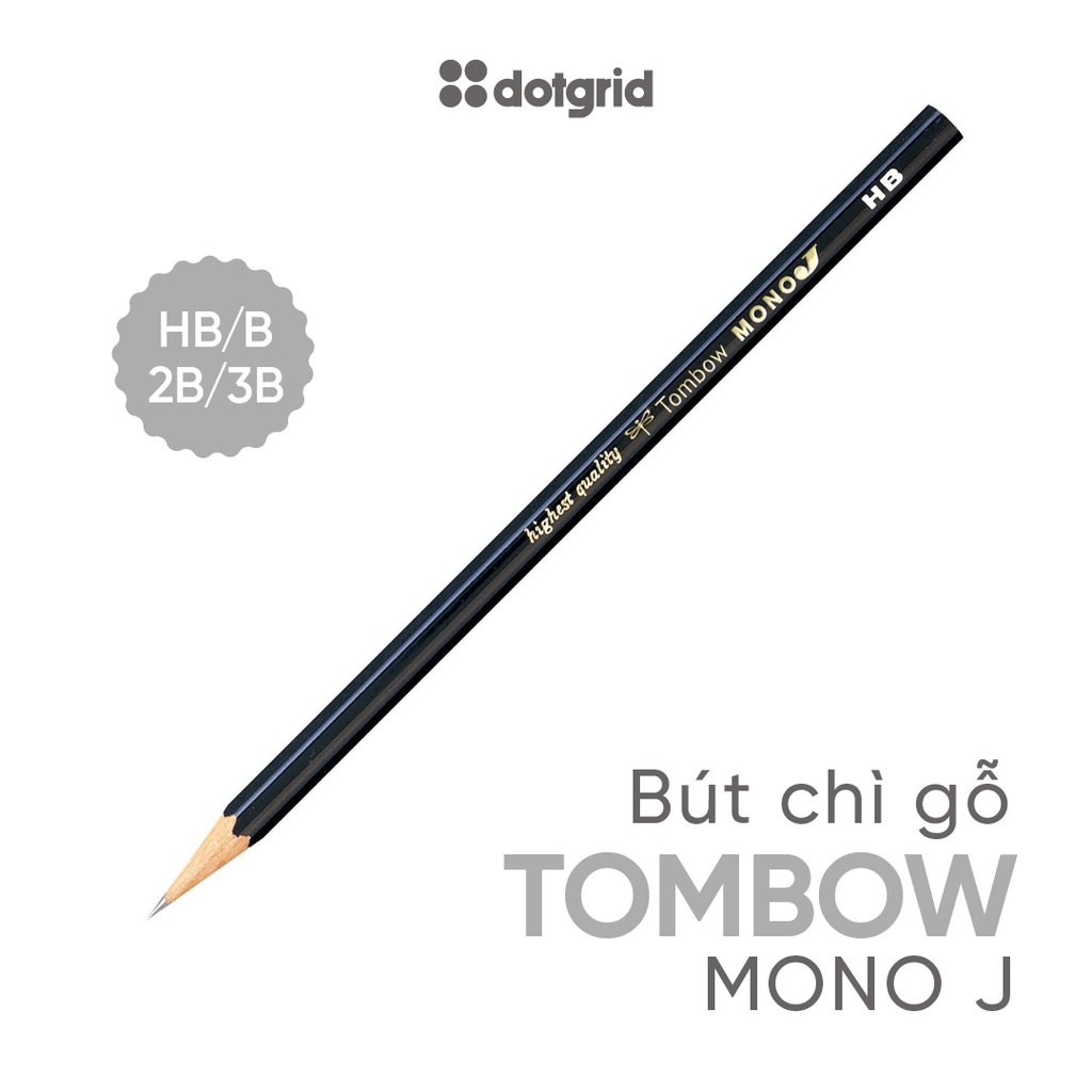 Bút chì gỗ vẽ phác thảo tombow mono j - cây lẻ