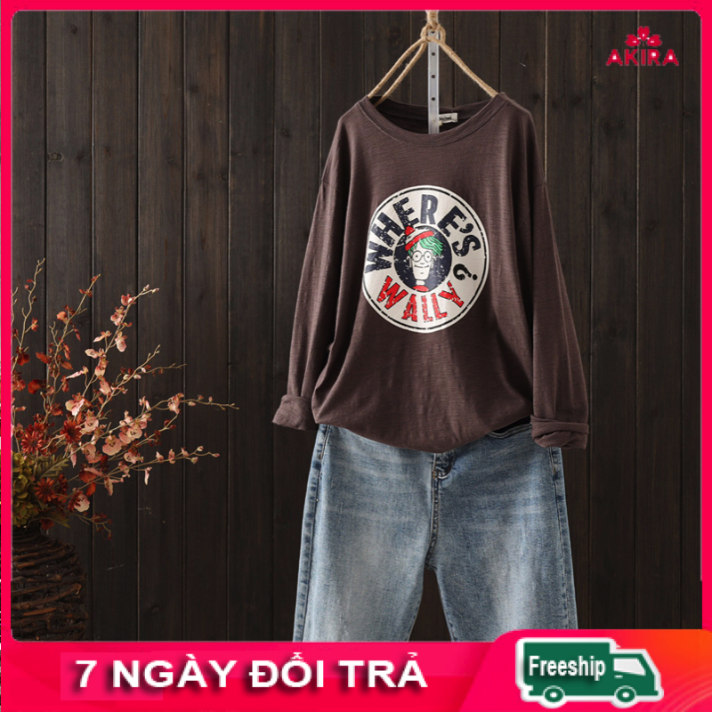 Áo thun nữ kiểu dài tay thu đông freesize chất đẹp