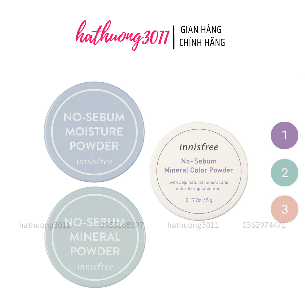 Phấn Phủ Bột Innisfree Kiềm Dầu NoSebum Powder.