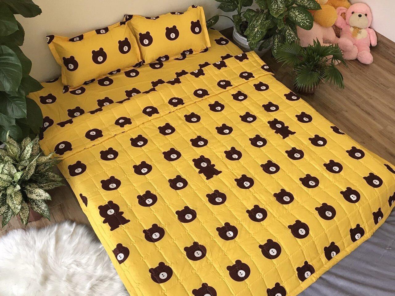Set 5 món chăn hè ga chun mẫu mới năm 2019