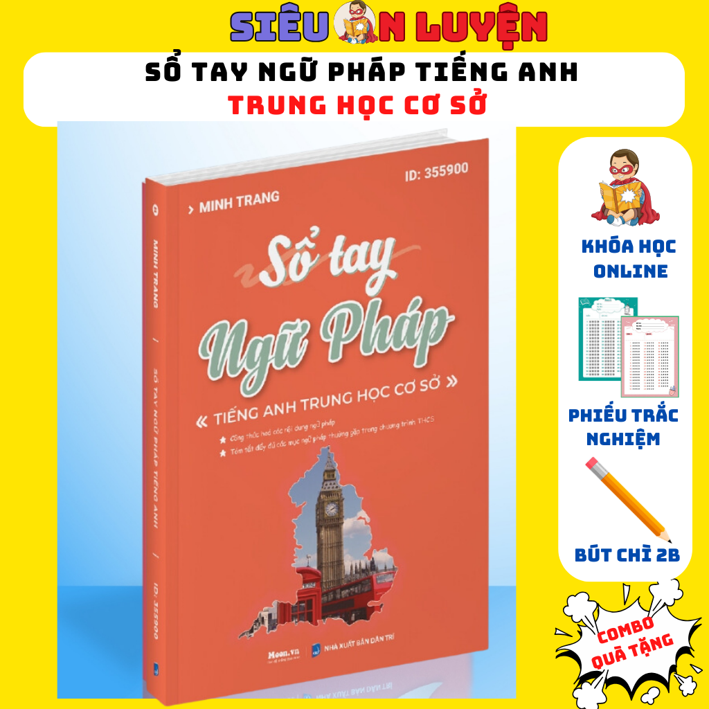 Sách- sổ tay ngữ pháp tiếng anh thcs- công thức hóa nội dung ngữ pháp