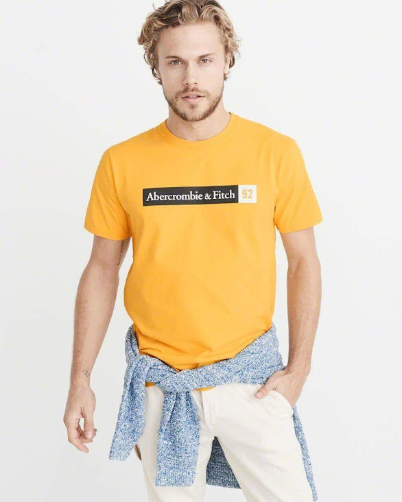Áo thun Abercrombie & Fitch Yellow 92