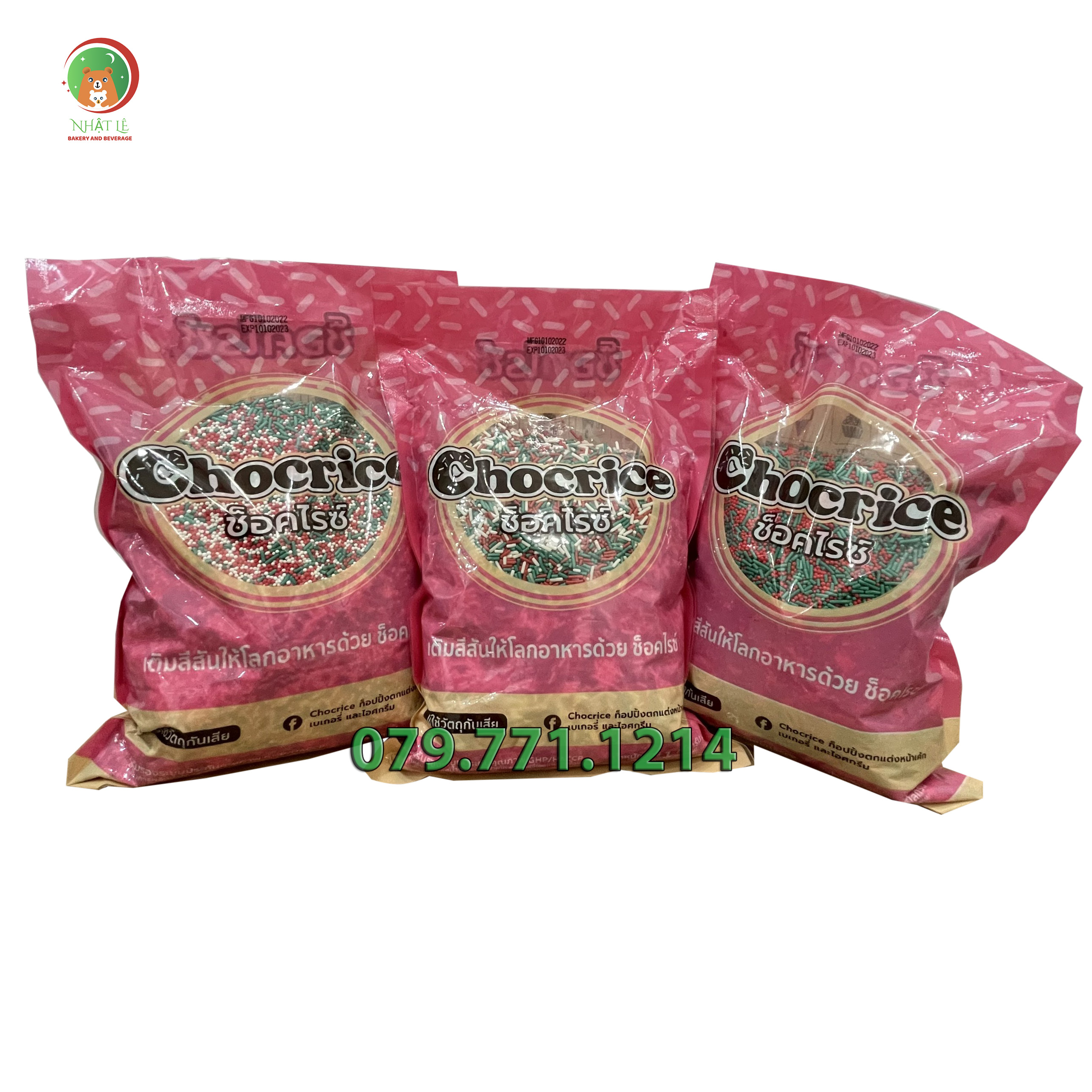 Cốm Màu Trang Trí Chocrice Túi 1kg