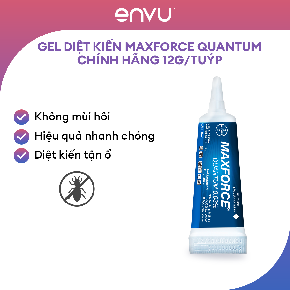 Gel Diệt Kiến Maxforce Quantum Chính Hãng