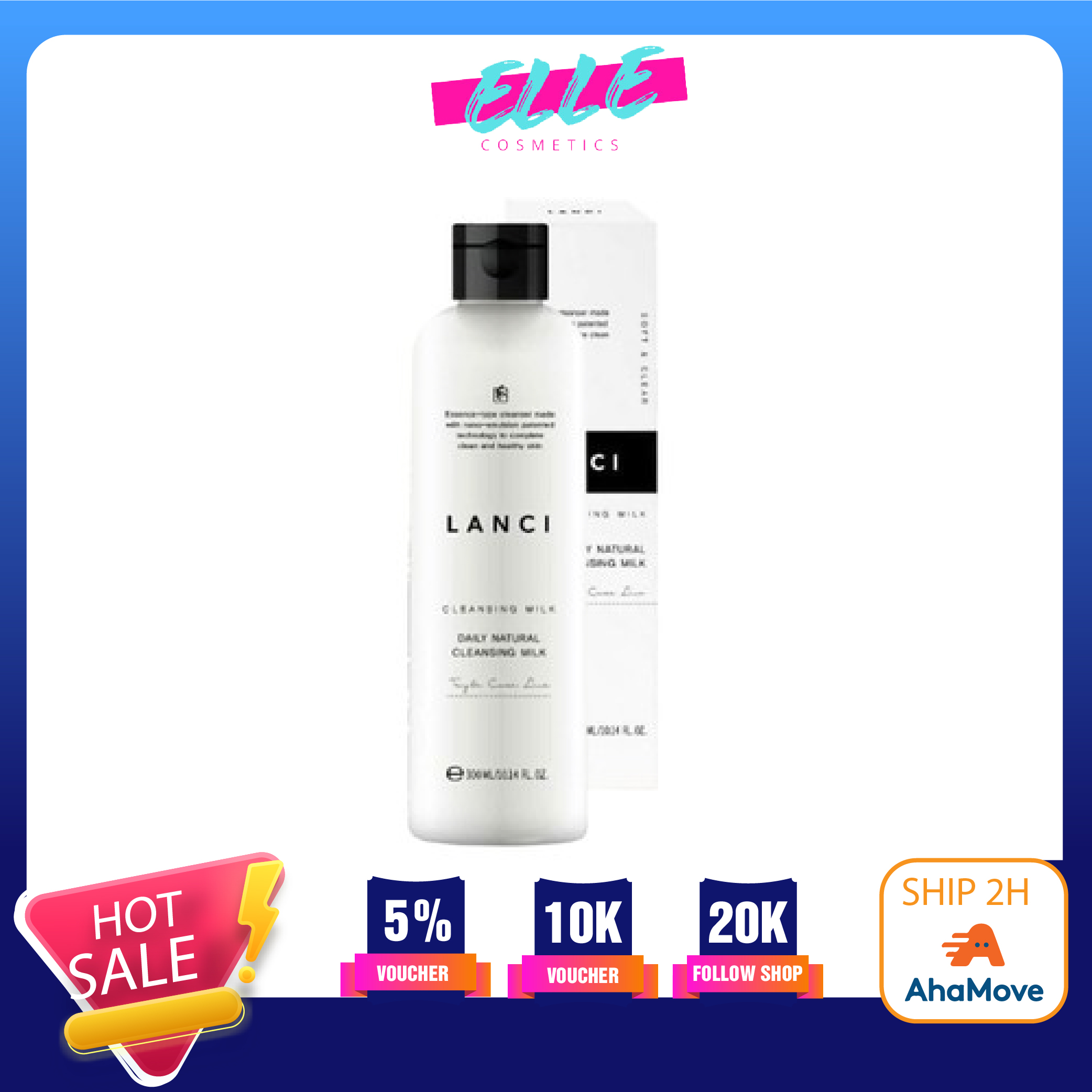 Nước tẩy trang đa năng LANCI dạng sữa 300ml