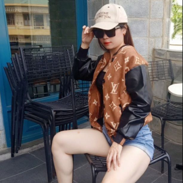 Áo khoác bomber nam nữ unisex siêu phẩm chất dạ phối da sang chảnh mẫu mới A2