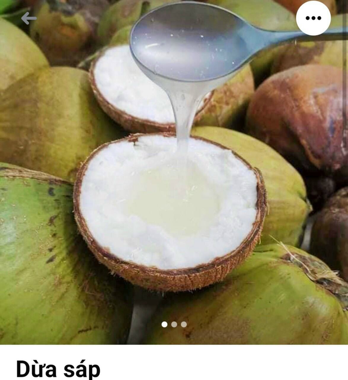 Dừa sáp loại 2 trái nhỏ 👉 trái 600g- 800g👈