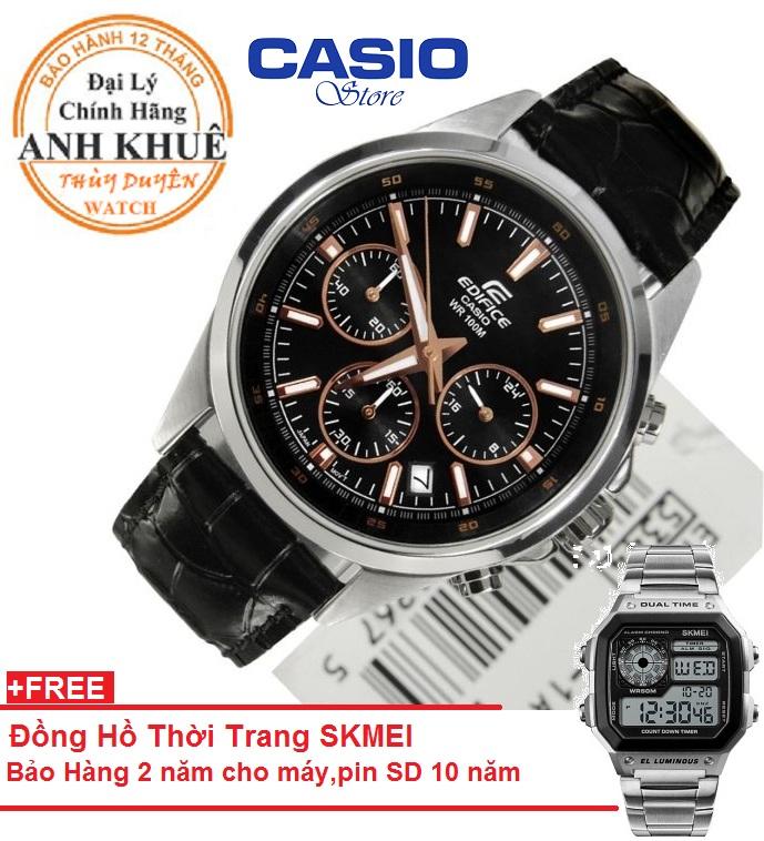 Đồng hồ casio anh khuê efr-527l-1avudf-chống nước 100m-uỷ quyền phân phối tại việt nam