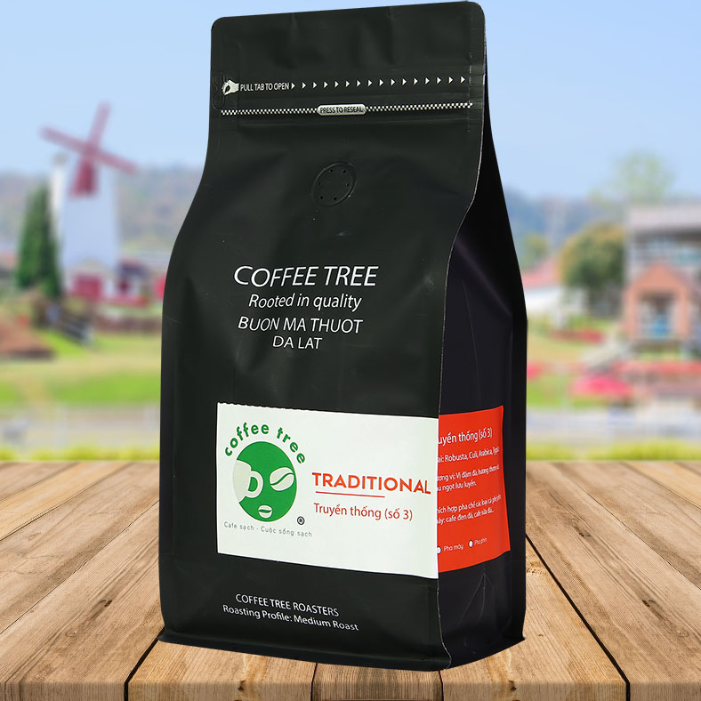 HCM  Cafe Bột COFFEE TREE loại Truyền Thống Số 3  500g  Thơm Ngon Đậm Đà