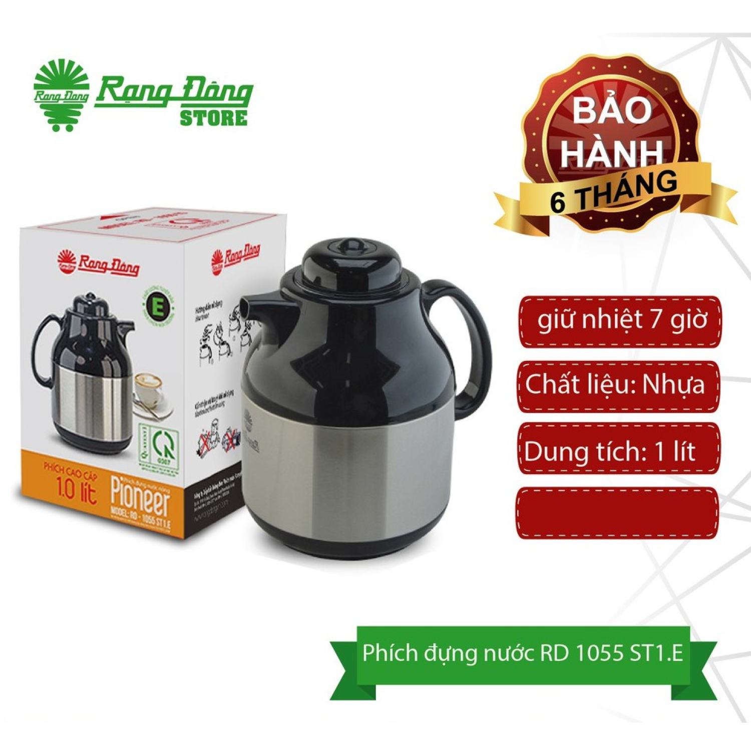 Phích nước rạng đông cao cấp, bình pha trà, bình ủ trà rạng đông