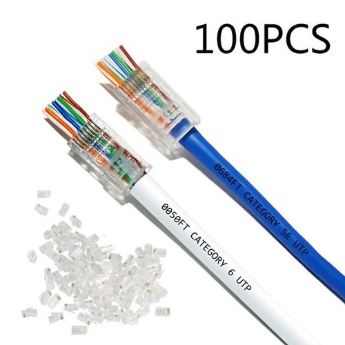 Hạt mạng xuyên thấu RJ45 hộp 100 hạt