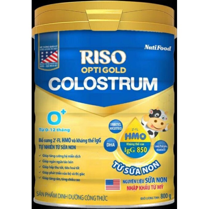 HCMSữa Riso Colotrum 0+ lon 900g
