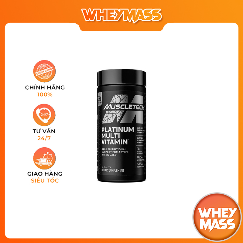 Thực Phẩm Bổ Sung Vitamin Thiết Yếu Muscletech Platinum Vitamin 90 viên