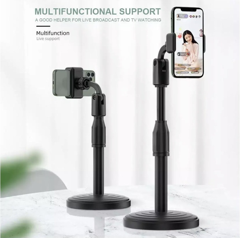 [HÀNG CỰC RẺ] Giá Đỡ Điện Thoại Di Động cao cấp xoay 360 độ có điều chỉnh độ cao phù hợp - Giá Đỡ kẹp Điện Thoại để Bàn cho phòng học,xem phim ...