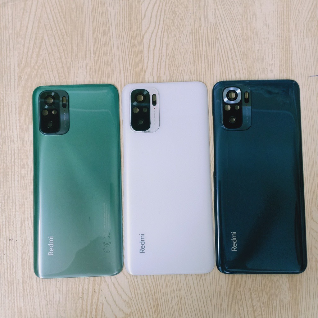 Nắp lưng liền kính camera Redmi note 10 - chất lượng cao