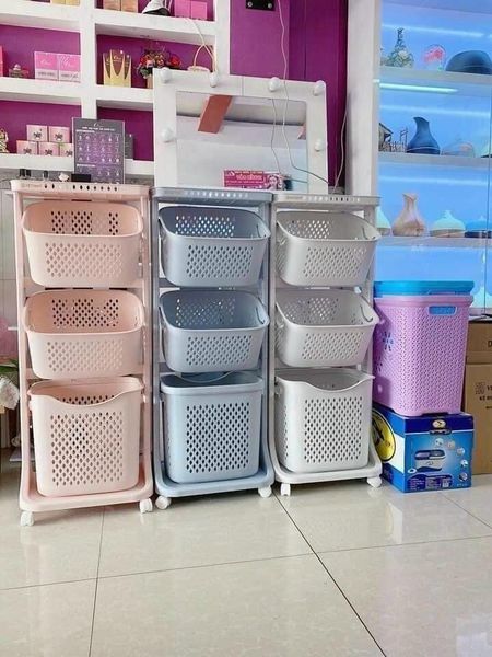 Kệ nhựa 3 tầng