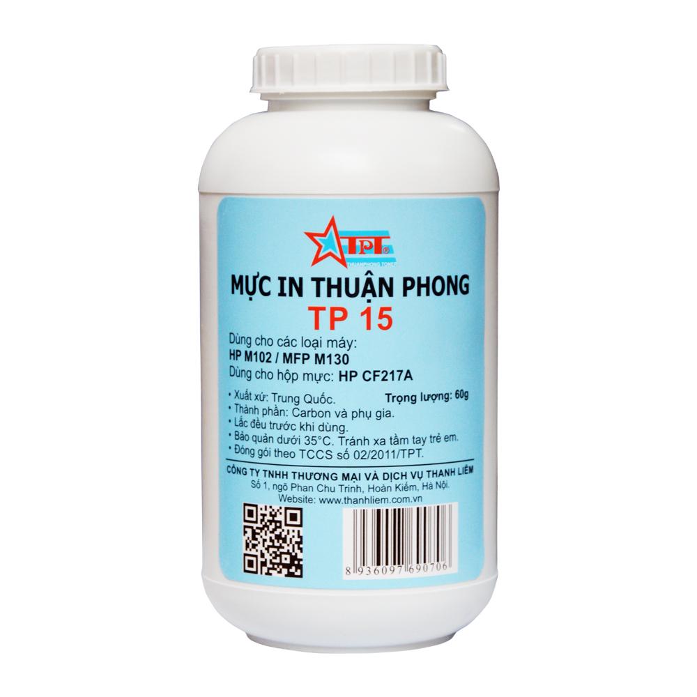 Mực đổ thuận phong tp15 dùng cho máy in hp m102 / mfp m130