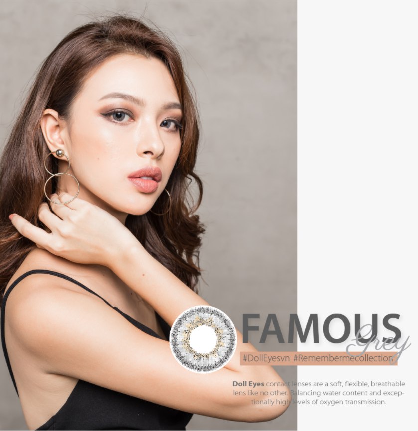 Kính Áp Tròng DOLL EYES Remember Me - Famous 14,2mm (CÓ ĐỘ CẬN CAO)